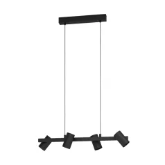 Eglo 99463 függeszték E14 4x25W fekete Gatuela1
