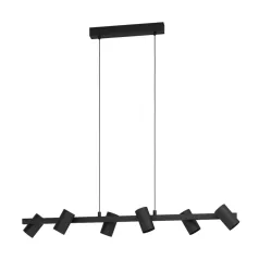 Eglo 99464 függeszték E14 6x25W fekete Gatuela1
