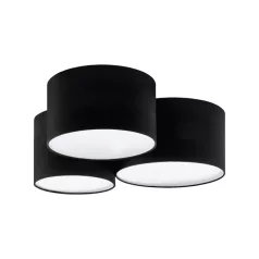 Eglo 99508 mennyezeti lámpa E27 3x60W fekete/fehér Patore2