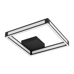   Eglo 99787 LED mennyezeti lámpa 12W 31,5x31,5cm fekete/fehérAltaflor