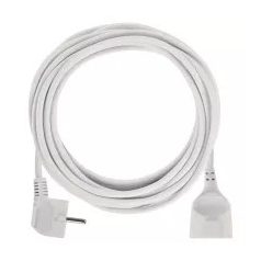 EMOS P0125R Hosszabbító 5 méter  fehér 1,5mm2 PVC