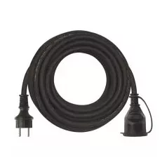 Emos P01810R Hosszabbító gumi, fekete, 3x2.5, 10m