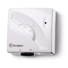   Finder 1T.01.1 Falra szerelhető, állítható termosztát, 230VAC, LED jelzővel
