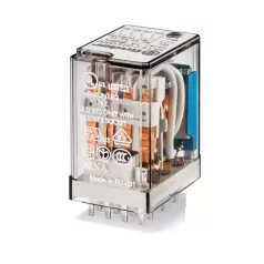   Finder 55.14.8.024.0000 Miniatűr ipari relé, 4 váltóérintkező, 7A, 24VAC