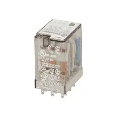  Finder 55.33.9.024 Miniatűr ipari relé, 3 váltóérintkező, 10A, 4V, DC 3CO, Helyette- 553390240010 #