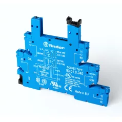 Finder 93.01.8.240 Sínre pattinható reléfoglalat