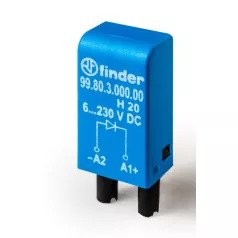   Finder 99.803.000.00 Védődióda modul, 6-220VDC, dugaszolható