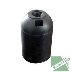 GAO 0708H Foglalat E27 fekete 60W, rugós bekötés