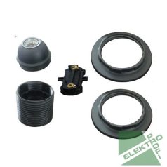 GAO 0718H Csillárfoglalat E27 fekete 60W