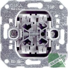 GIRA 0108-00 betét 106/106 (kettős váltó)