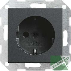 GIRA 0188-28 System 55 dugalj betét+fedél antracit