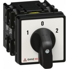   Ganz KK KK0-20-6008 Kézikapcsoló 20A front 3P irányváltó 1-0-2 IP44