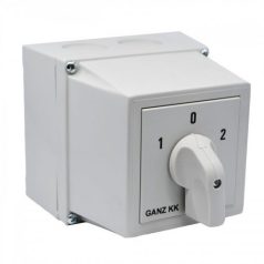 Ganz KK KKM1-32-6008 Kézikapcsoló 32A m.tok 3P irányváltó 1-0-2 IP65