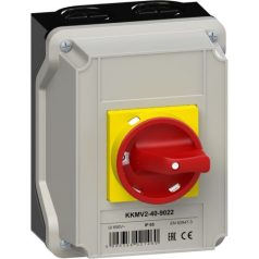  KKMV2-40-9022 / vészleállító kapcsoló / tokozott / 3P / 40A / 90°