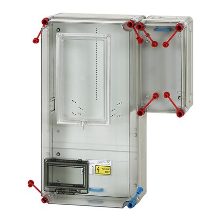 Hensel HB30V0-U 1F és 3F Fogyasztásmérő szekrény, 32A, 450x600x230