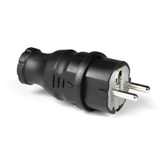 IDE 115 Dugvilla 16A 2P+F 250V gumi lengő Schuko IP44