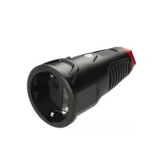 IDE 125 Ipari dugalj 16A 2P+F 230V gumi lengő, IP20