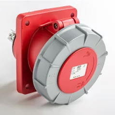   IDE 3853 Ipari dugalj IP67  63A 5p 400V 6h beépíthető, ferde