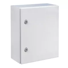   IDE GN504030 Argenta acélszekrény 500x400x300 IP66 szerelőlappal RAL 7035