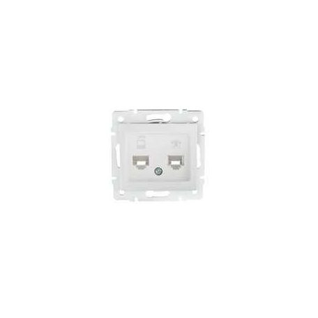 Kanlux 24758 DOMO 01-1440-002 Adat-telefoncsatlakozó aljzat, fehér