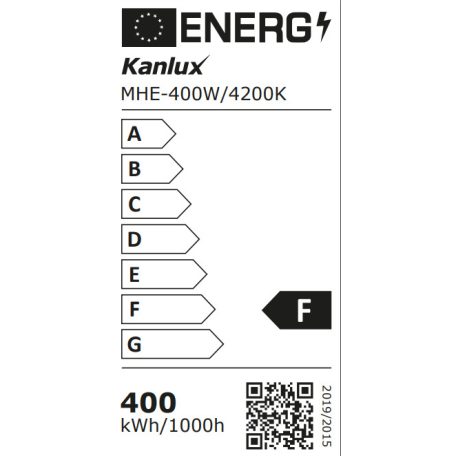 Kanlux 12756 MHE-400W/4200K Fémhalogén lámpa, fém, csőburás vízszintes, 400W, E40