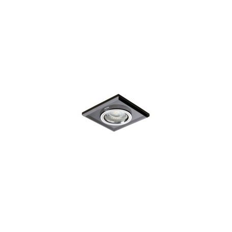Kanlux 18510 Morta Halogén lámpatest, szögletes, fekete, MR16, 50W, 12V