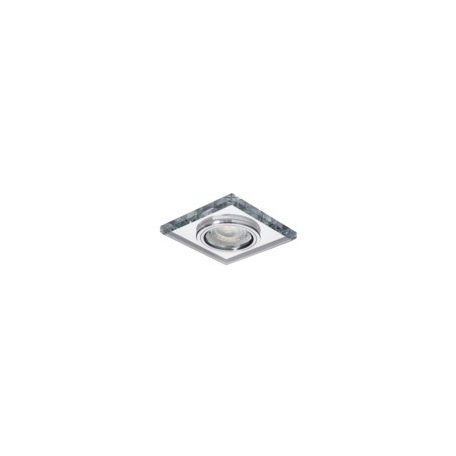 Kanlux 18512 Morta Halogén lámpatest, szögletes, ezüst, MR16, 50W, 12V