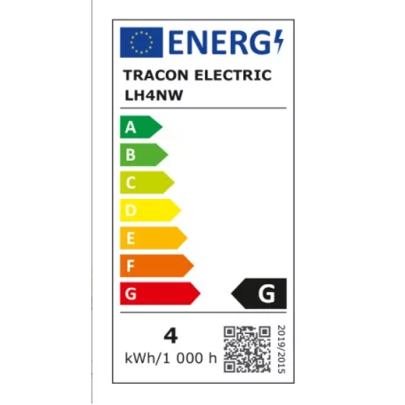 Tracon LH4NW LED fényforrás 4W 230V E14