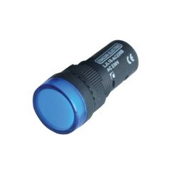 Tracon LJL16-AC230B LED-es jelzőlámpa 16 mm kék 230 V
