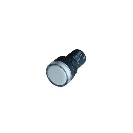 Tracon LJL22-WE LED-es jelzőlámpa 22 mm fehér IP 40, 230V AC