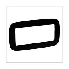 Legrand 754406 Valena Allure Ötmodulos keret, Matt fekete