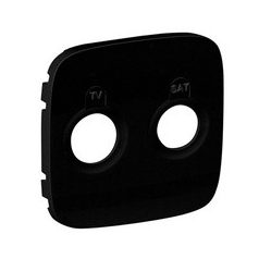 Legrand 754828 Valena Allure TV-SAT aljzat burkolat, Fekete