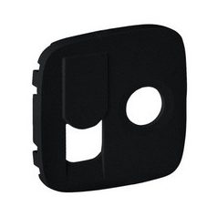 Legrand 754838 Valena Allure TV+RJ aljzat burkolat, Fekete