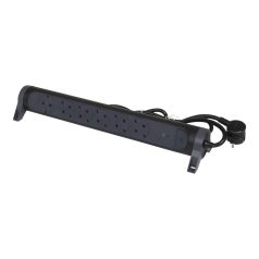   Legrand 694514 Elosztósor Premium 5x2P+F, túlfeszültség-védelemmel, USB-A + USB-C, 1,5 m vezetékkel, fekete