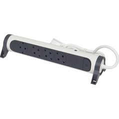   Legrand 694525 Elosztósor Premium 4x2P+F, Safe Control, 1,5 m vezetékkel, fehér