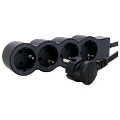   Legrand 694553 Elosztósor Standard 4x2P+F, 1,5 m vezetékkel, fekete