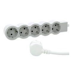  Legrand 694563 Elosztósor Standard 5x2P+F, 3 m vezetékkel, fehér-szürke