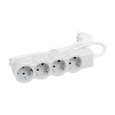   Legrand 694569 Elosztósor Standard 4x2P+F, 5 m vezetékkel, fehér-szürke