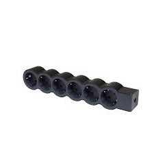   Legrand 694580 Elosztósor Standard 6x2P+F, vezeték nélkül, fekete