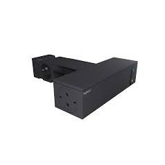   Legrand 694595 Elosztóállomás TV-hez 4x2P+F + 4x2P, 6A, túlfeszültség-védelemmel, 2 m vezetékkel, fekete