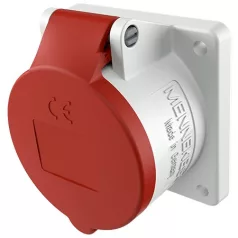   Mennekes 1385 ipari dugalj 16A 5p 400V 6h beépíthető, egyenes