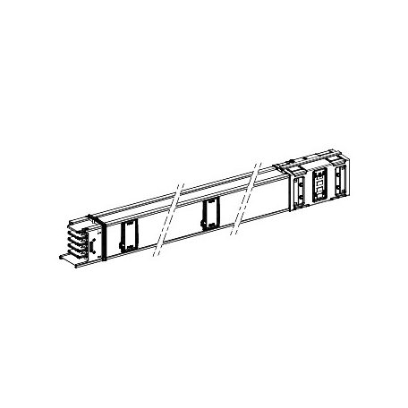 Schneider KSA630ED4154 Egyenes elem, 630 A, 1,5 m