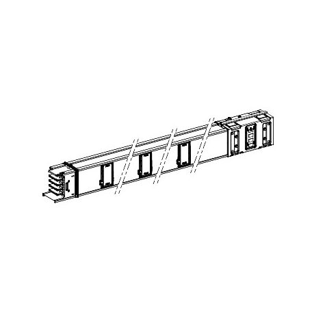 Schneider KSA630ED4206 Egyenes elem, 630 A, 2 m