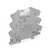 WAGO 857-358 Relémodul, bemeneti feszültség 230 V AC/DC, 1 váltóérintkezővel, 6 A, 2.50 mm², szürke 