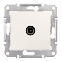   Schneider SDN3201623 Sedna TV (1dB) antenna csatlakozóaljzat krém, végzáró 