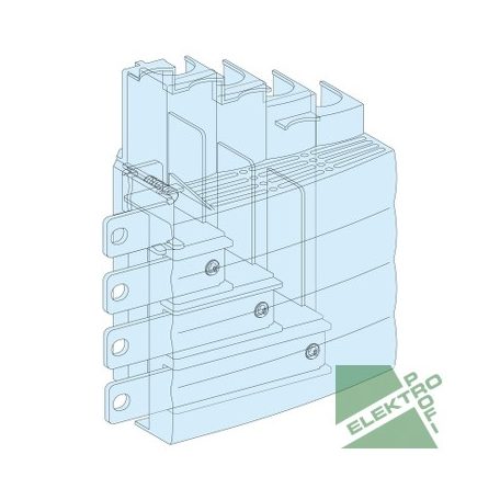 Schneider 04066 Betáplálás csatlakozóblokk NS-INS250 felső @