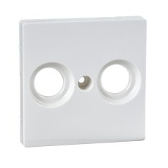   Schneider MTN4122-0319 Merten System M antenna fedlap 2-es polár fehér, fényes #