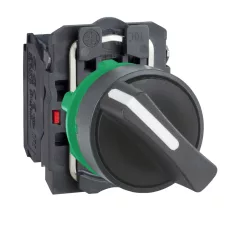   Schneider XB5AD25 Harmony komplett műanyag választókapcsoló, Ø22, 2 állású, 1NO+1NC