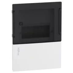 Schneider MIP22106S MINI PRAGMA Kiselosztó,füstös átlátszó ajtó,süllyesztett,1x6 modul,PEN sín,fehér @