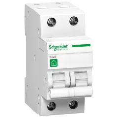 Schneider R9F14216  RESI9 kismegszakító, 2P, C, 16A
